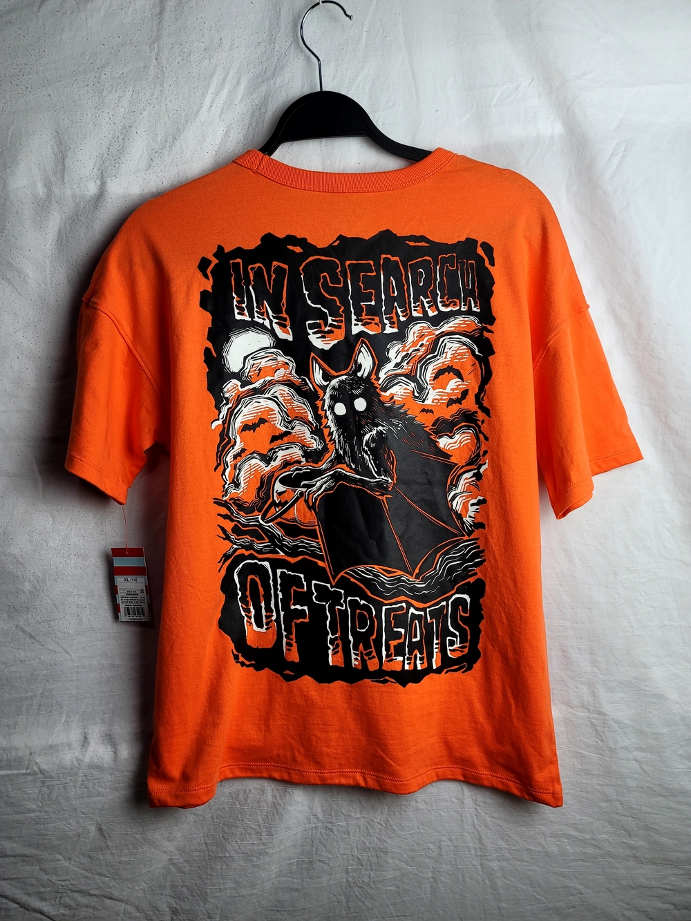 Cat & Jack Orange 'In Search of Treats' Graphic Tee